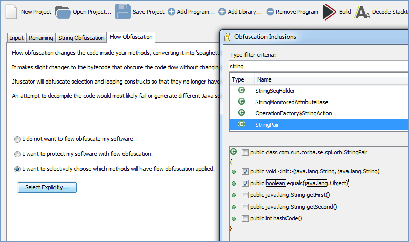 Jfuscator - Powerful Java Code Protection